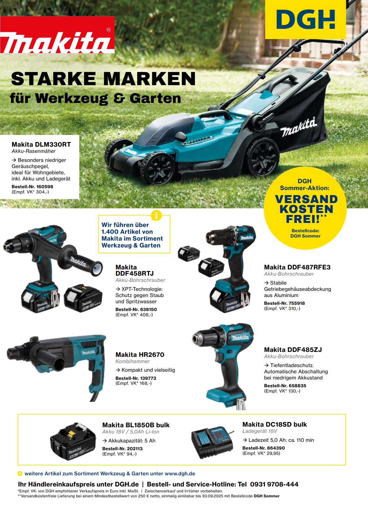 Werkzeug & Garten Flyer DGH